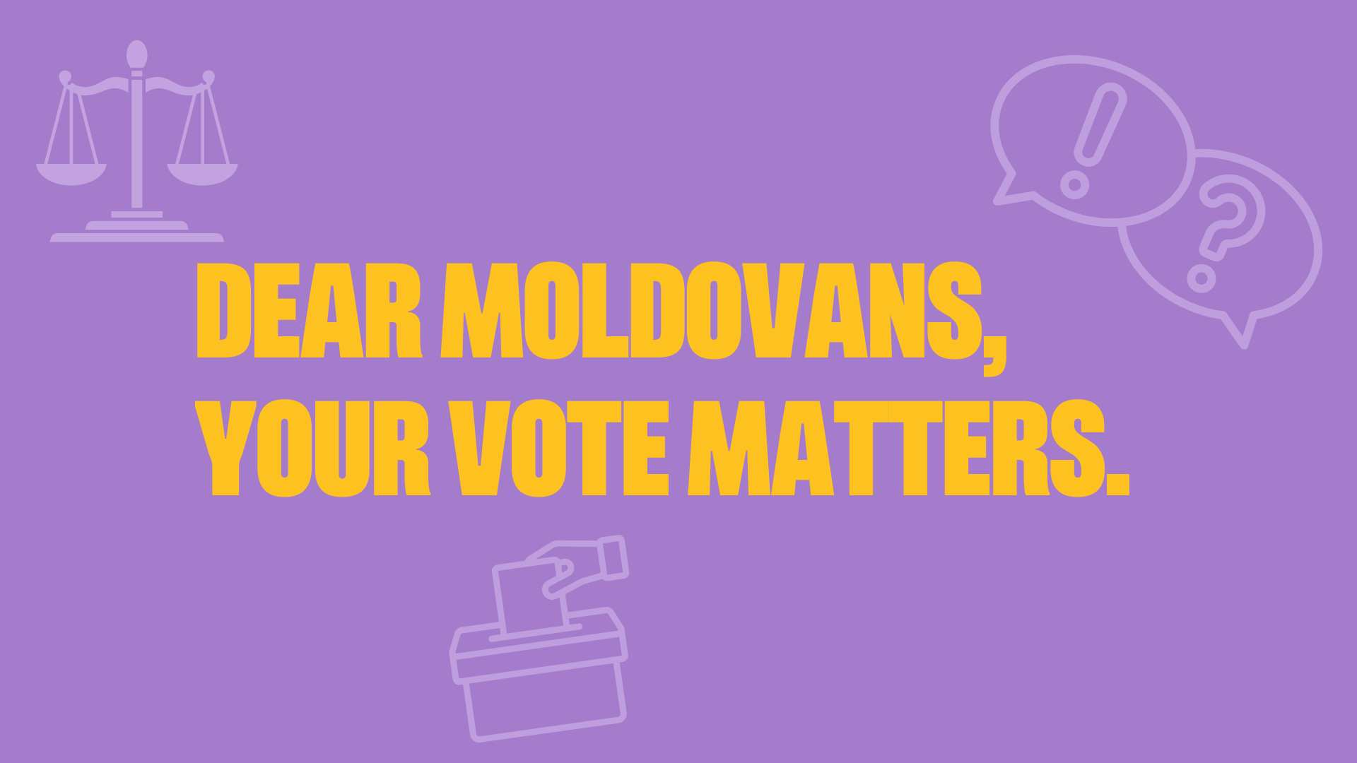 Moldova Election Activation Campaign